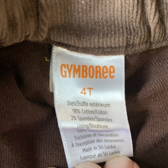 5/$25 Gymboree fall cord skort 4T - Picture 2 of 3